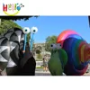 Colorful walking Inflatable Snail Character Cartoon with Light