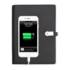 Hand Made Muliti-function Leather Exclusive Customization All-in-one Charger Notebook with Power Bank and U Disk