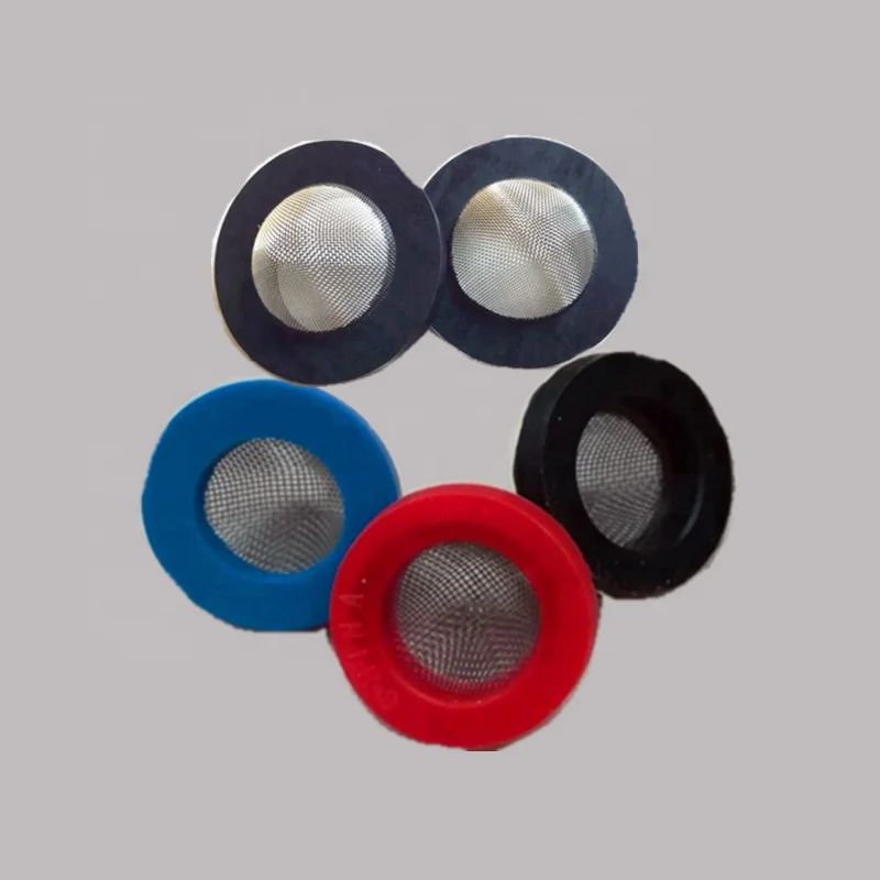 Rubber Hose Faucet Filter Mesh Gasket,Shower Head Hose Filter Washer
