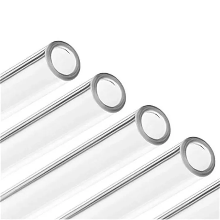 Borosilicate Glass Straw For Bottle Water Beverage