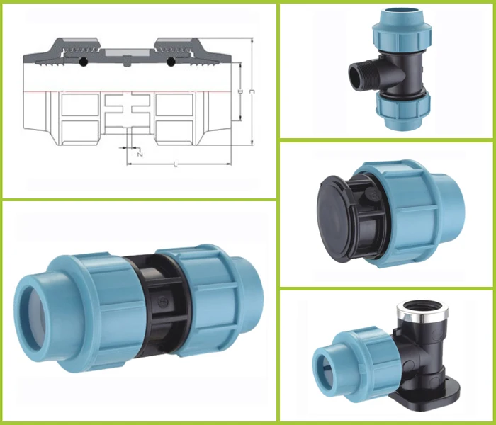 High Pressure Compression Fittings Polyethylene Fittings Buy High
