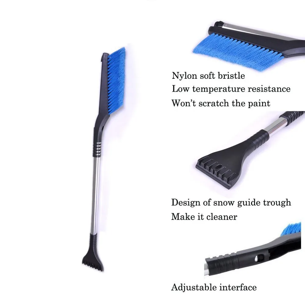 Retractable Auto Broom With Scraper Buy Broom With Scraper,Broom