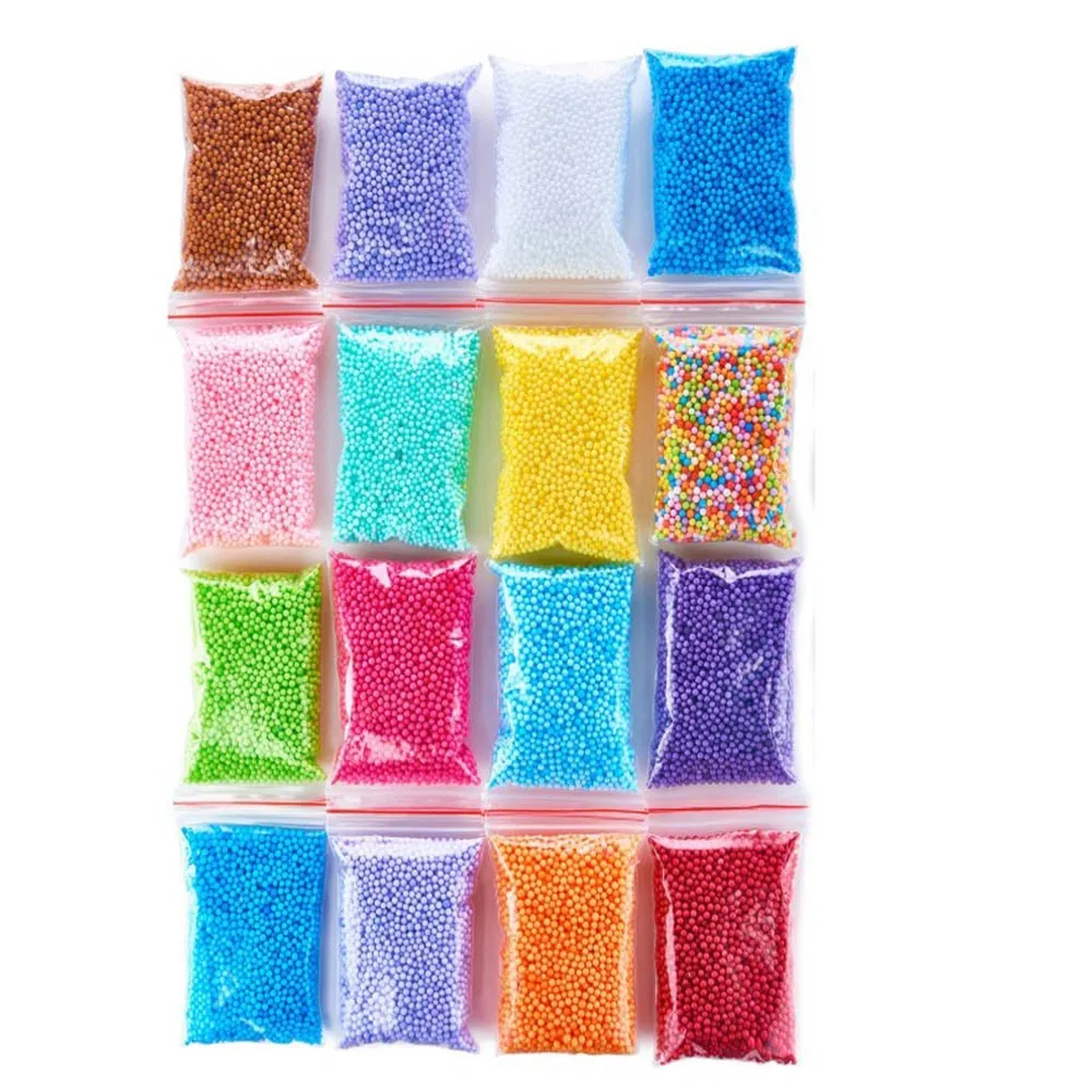 20000pcs/lot Foam Balls for Slime - Colorful Styrofoam Balls Beads