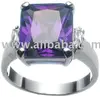18k Gold Plated S. Silver Jlo Cz Ring