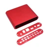 Black anodized 6063 alloy extruded aluminum electronic case, custom length aluminum pcb casing with end panels, aluminum profile
