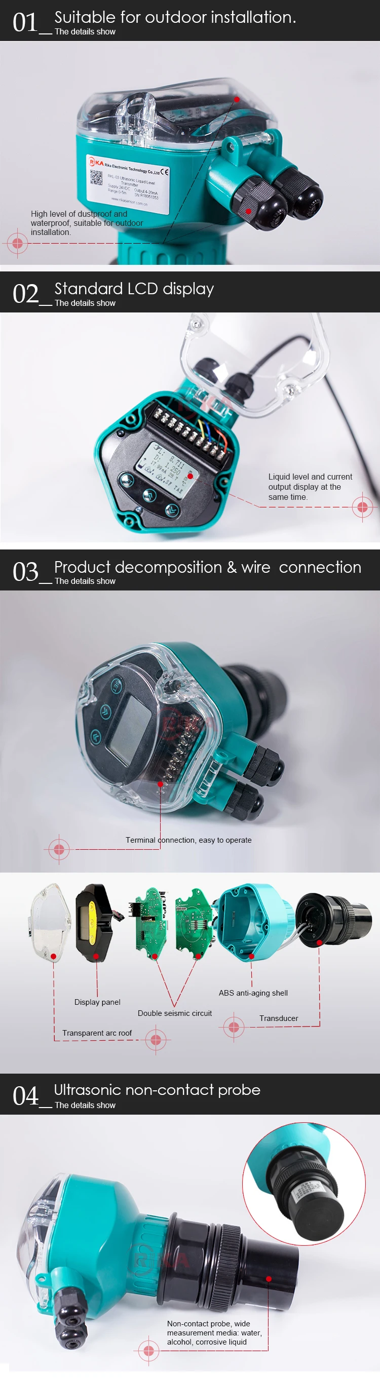 ultrasonic sensor level