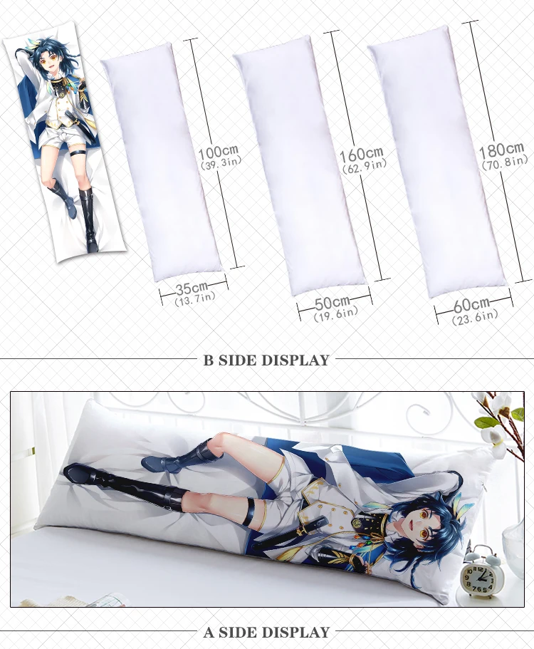 Touken Ranbu Online Anime Pillow Covers Sada Dakimakura Male Body ...