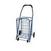 Portable useful metal shopping trolley, metal folding shopping cart, cheap shopping trolley