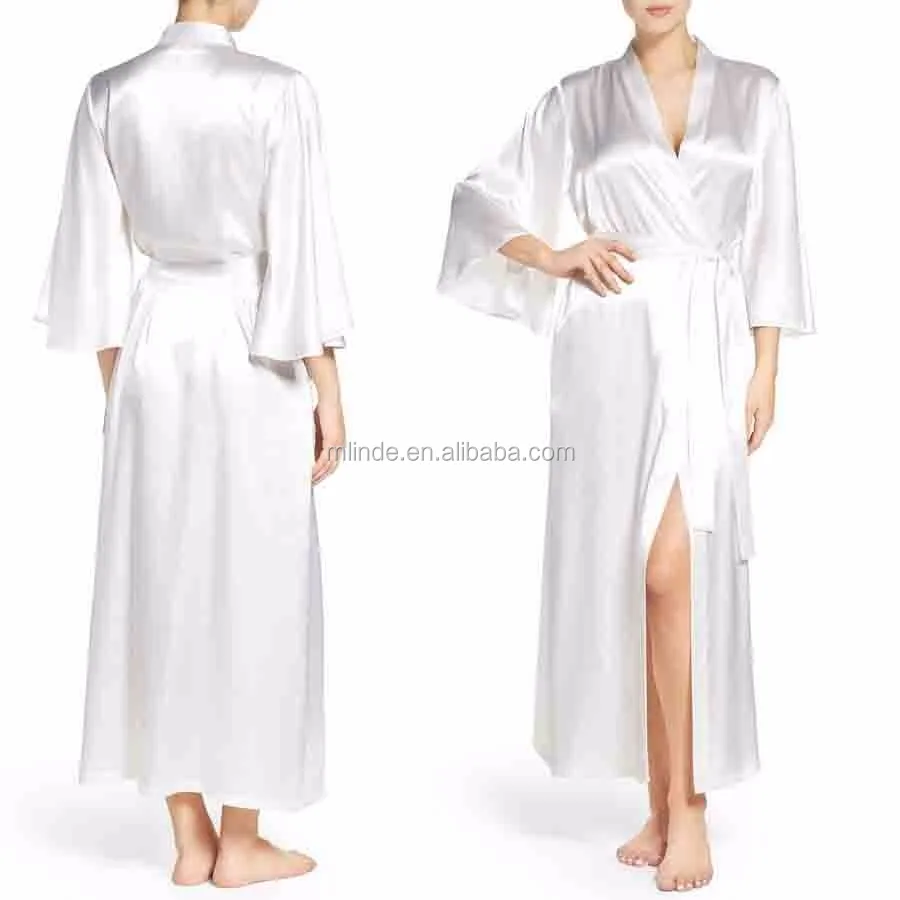 Satin Robes Women Home Women Sleep Lounge Robes Wholesale Custom Made