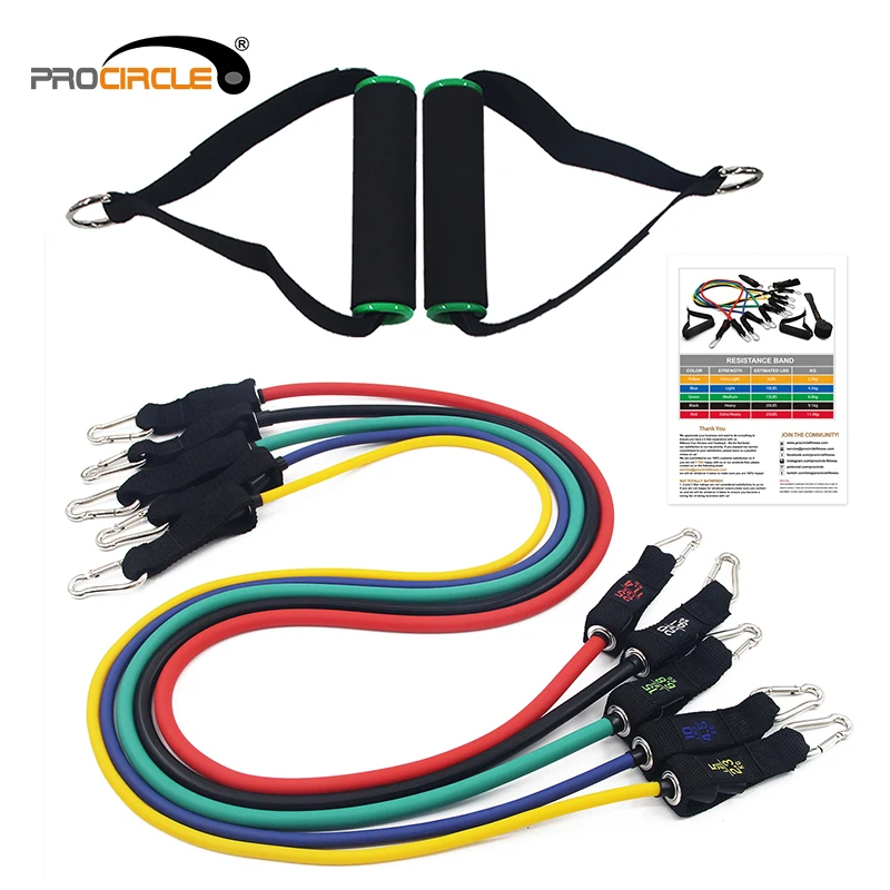 11 pcs resistance band set  (4)