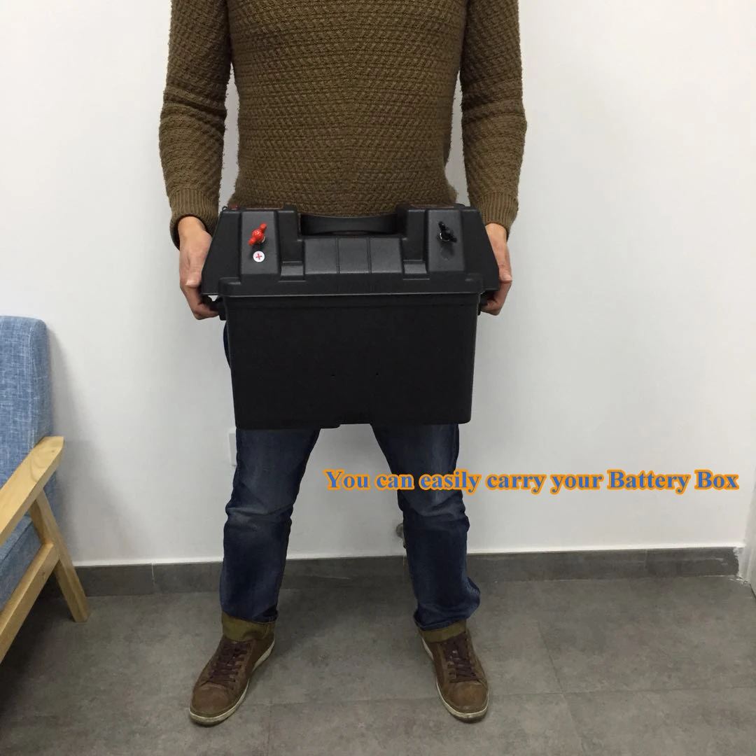 12v Solar Battery Storage Box Rv Motor Home Yacht Marine Solar