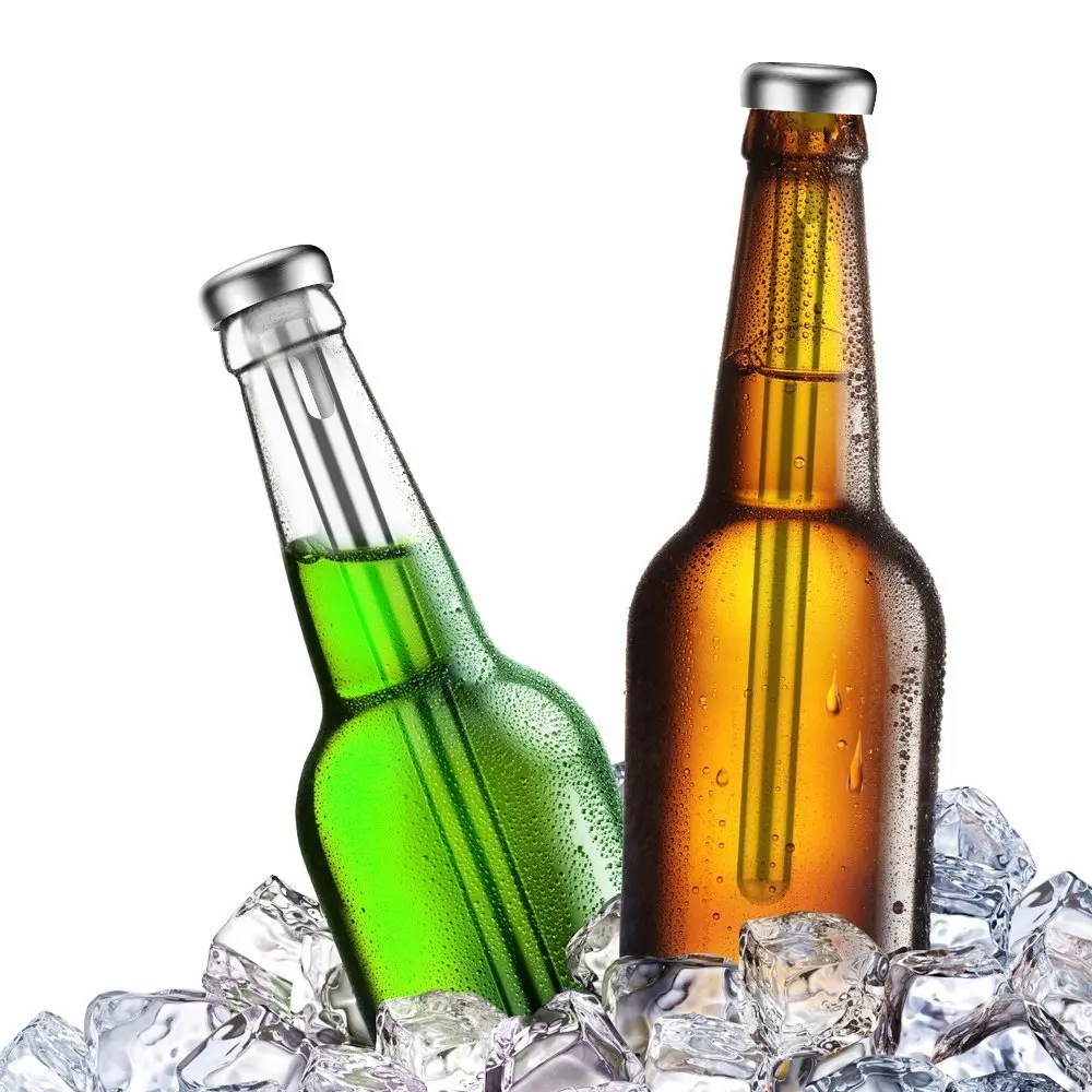 Wine Bottle Chiller Insert Aerator And Pourer Quickly Cool Your