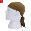 Mens Custom Solid Color Quick Dry Dew Rag Headwrap Skull Cap