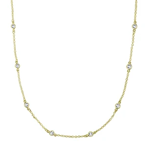 Latest Fashion Design Saudi 14k Gold Necklace Jewelry Necklace