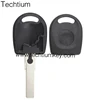 popular transponder key shell auto blank key case shell uncut blade car key shell replace for vw Volkswagen