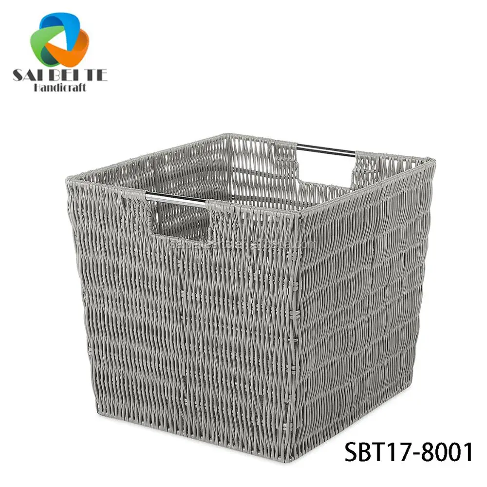 flat storage baskets