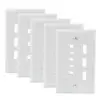 Glory support rj45 network keystone jack 6 port faceplate
