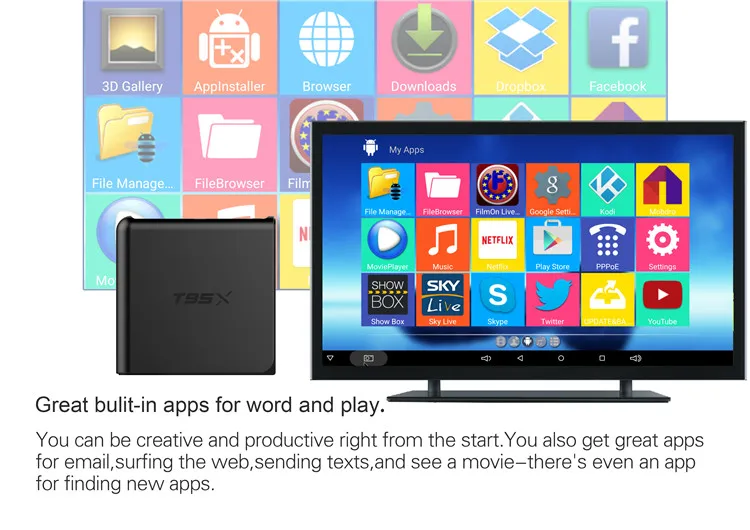 2018 Best Sale Allwinner H3 Android Tv Box T95x Android7.1 2gb+8gb ...