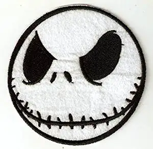 Jack the Skeleton - Nightmare Before Christmas Halloween Disney Embroidered Iron On / Sew On Patch - Jack Skellington - The Pumpkin King