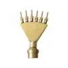 Adjustable 1.5 Inch Brass Phoenix Tail Shape Scattering Garden Fountain Spray Head