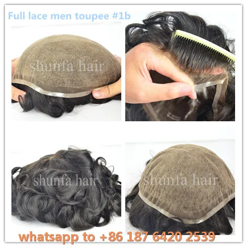 Suppliers of Hairpieces, Toupees and full head Wigs,swiss lace human hair mens toupees.jpg