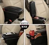Armrest Car Center Console Automotive Storage Box Black & Silver Sport Line Centre Arm rest Fit Renault Dacia Sandero 2017 2018