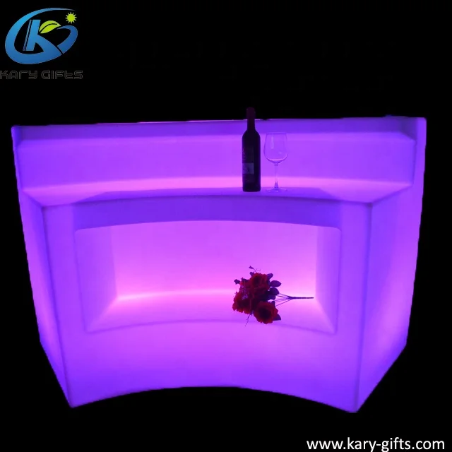 Modern Led Bar Furniture Glowing Bar Table Led Lighting Bar Counter