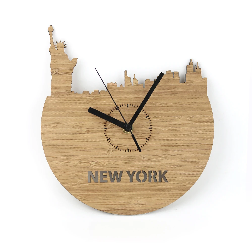 Wholesale Custom Laser Cut Wood Wooden Wall Clock For Gifts Buy Wood Clock wooden Clock wall