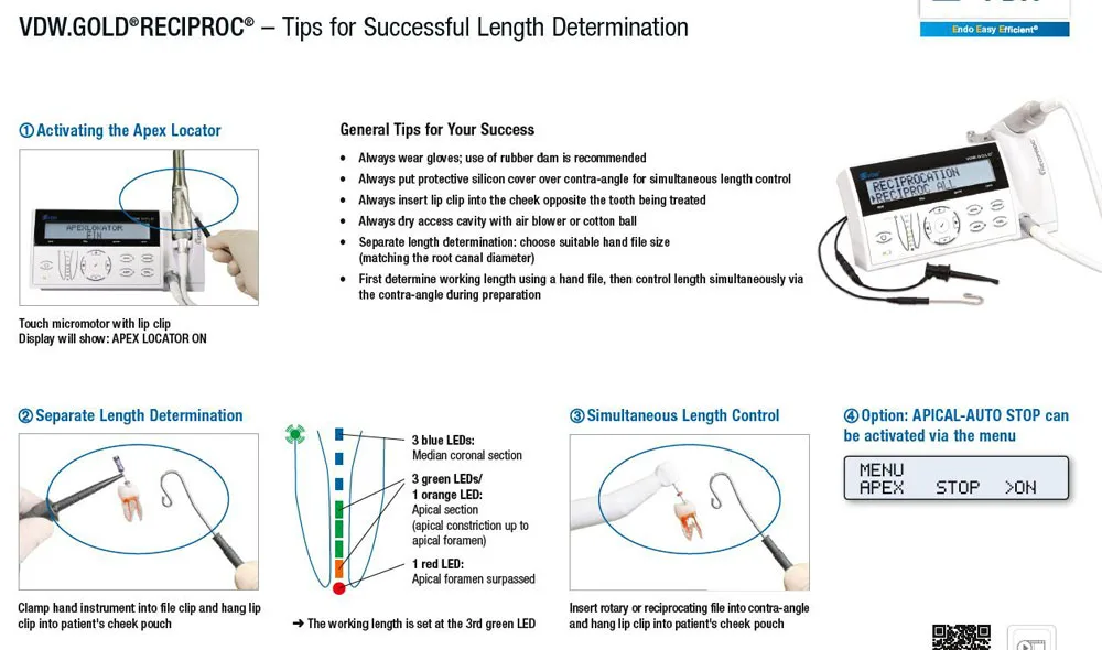 V.D.W.GOLD Reciproc Endo Motor with Integrated Apex Locator, View V.D.W.GOLD Reciproc Endo Motor