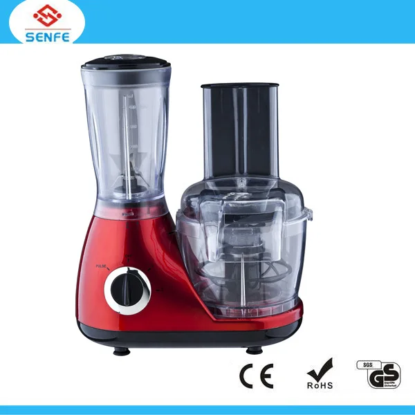 Multifunctional Durable Glass Food Processor With Stainless Steel