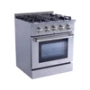 30" gas range with simmer sear burner and oven