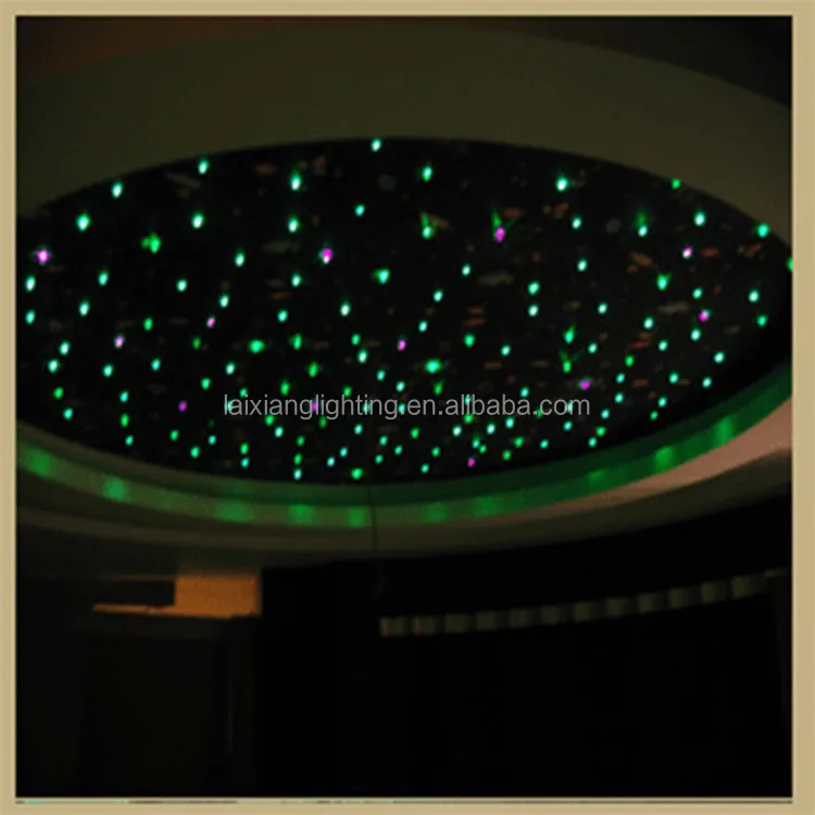 Side & End glow fiber optic twinkle star ceiling kits giving an effect of flash and shooting star effect