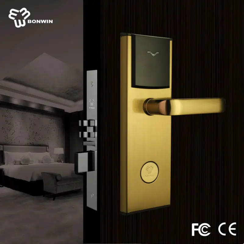 Automatic Door Lock System With Energy Saving Switch And Encoder