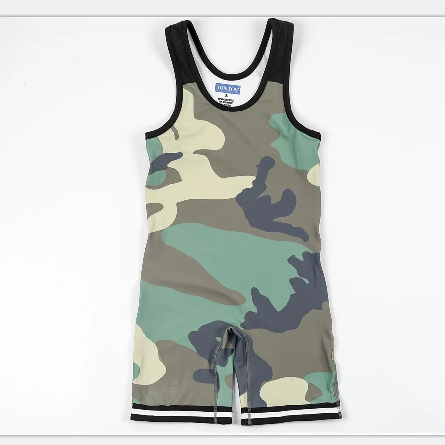 Custom Wholesale Sublimated Youth Usa Wrestling Singlet For Wrestling