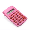 Easy Handle Pink 8 Digits Mini Cute Calculator