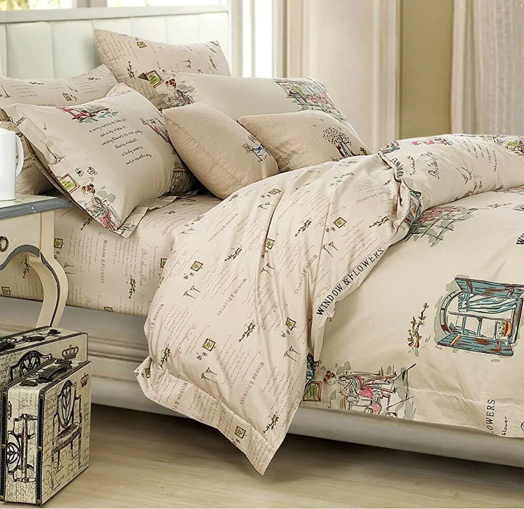 Buy French Country Cottage Style Duvet Cover Bedding Set Novelty