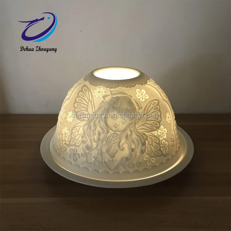 Dome Shaped Porcelain Tea Light Mallard Tealight Candle Holder Buy