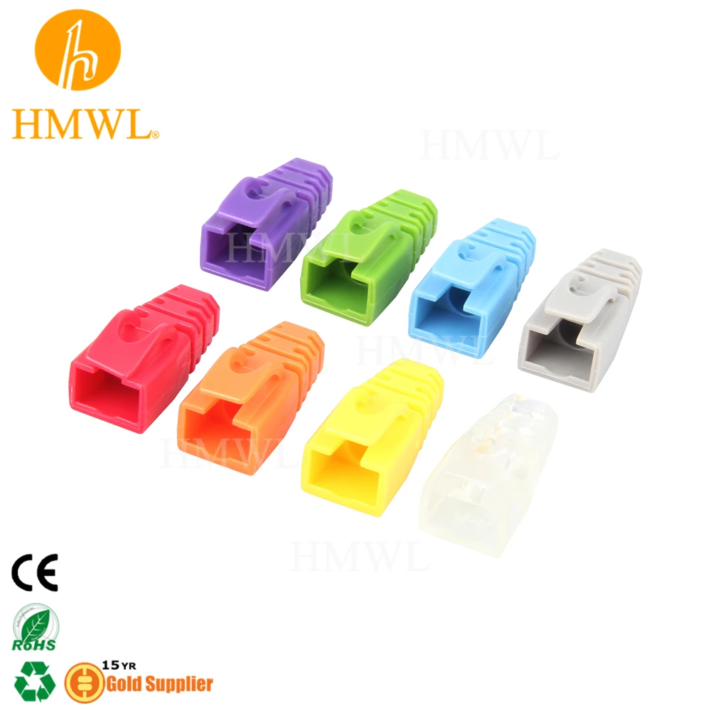 10-PACK 6/" Assembly Cat5e Ethernet Non-Boot RJ45 Network Cable Blue