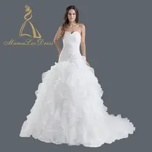 Suzhou Feather Bottom Wedding Dress From Suppliers Manufacturers Cascading Strapless Organza Ruched Lace Up Fit And Flare Ruffle Skirt Long Tail Wedding Dress