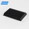 Flexible black anodized aluminum heat sink CNC machining