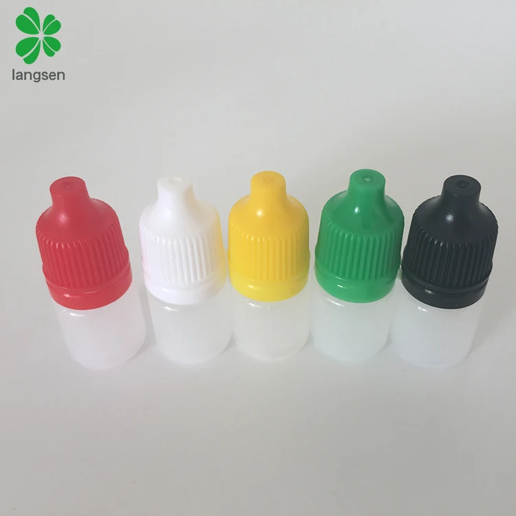 Plastic PE 3ml eye drop bottle