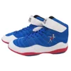 Wholesale indoor professional sport blue boxing boots shoes for men