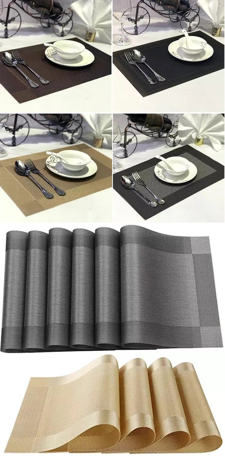 Free Sample Cheap Pvc Table Place Mat With Custom Logo Printing,Noslip