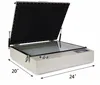 VEVOR 50cm x 60cm Screen Printing Machine Precise 20" x 24" Vacuum UV Exposure Unit