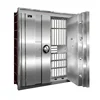 Top security metal two door safe bank vault roll door