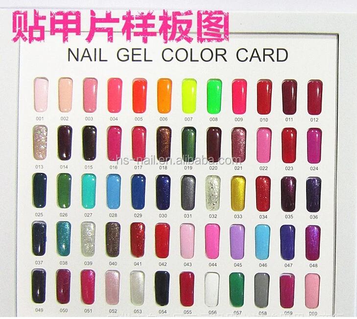 Nail Polish Color Chart
