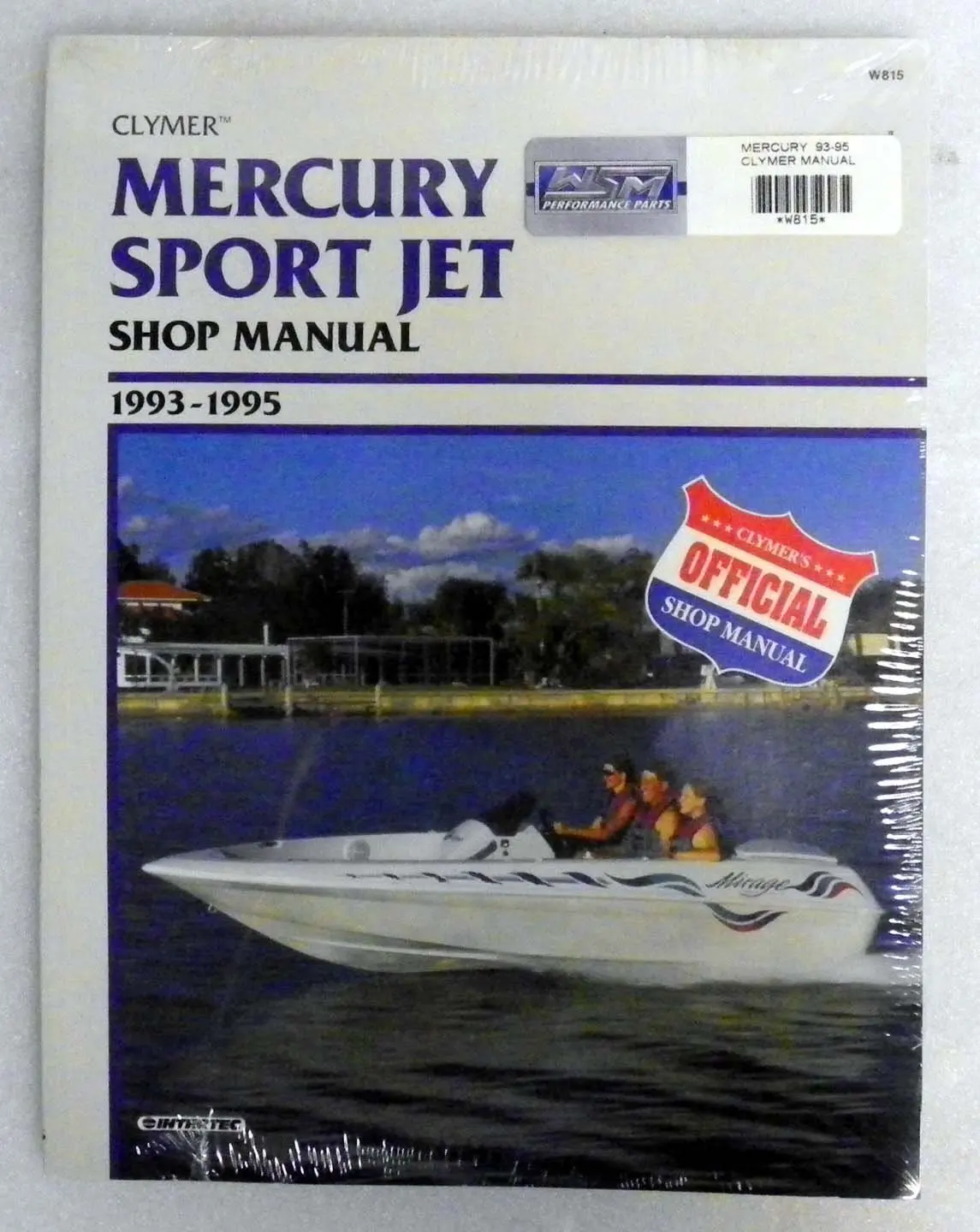 Get Quotations · Mercury Clymer Manual 1993-1995 Model:Sport Jet 90-120 hp,  192