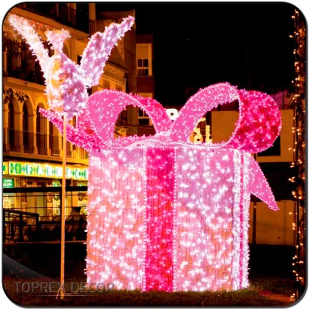 Light Up Gift Box Giant Led Christmas Shopping Centre Decoration Buy Gift Box Decoration,Light