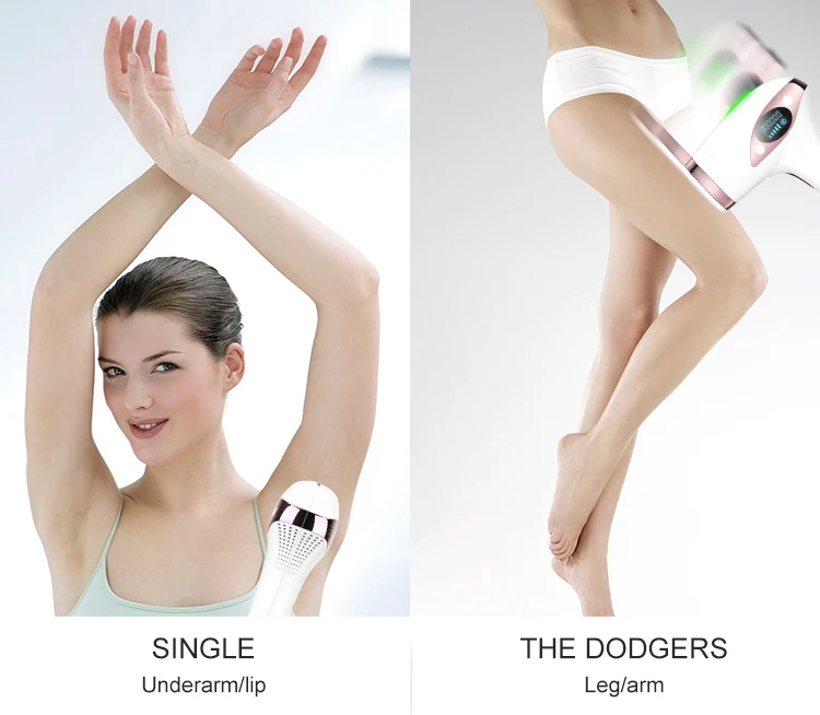 Rechargeable ice laser ipl hair removal machine
