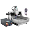 mini cnc route 4040F small cnc wood and metal router engraving machine 4 axis Mach3 Auto CNC milling machinery with limit switch